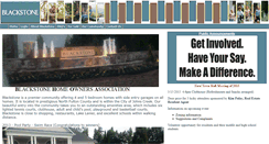 Desktop Screenshot of blackstonehoa.com